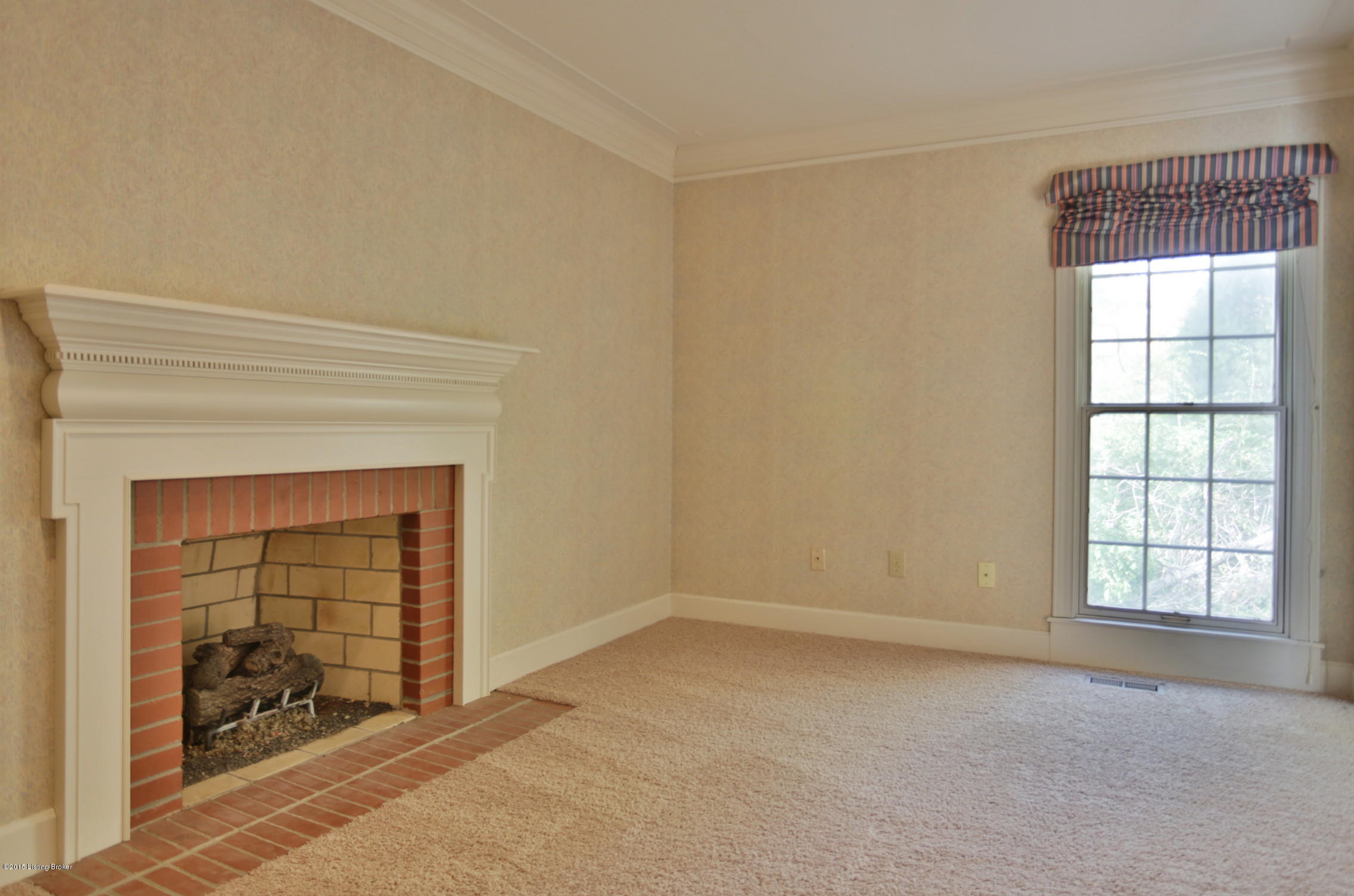 701 Evergreen Road Anchorage, KY 40223 - Photo 15 of 60 2nd gas log fireplace is found in the study off the master suite