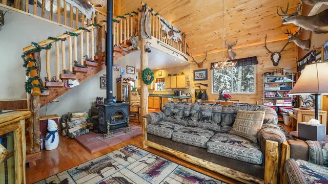 a outdoor living space with patio furniture and a potted plant