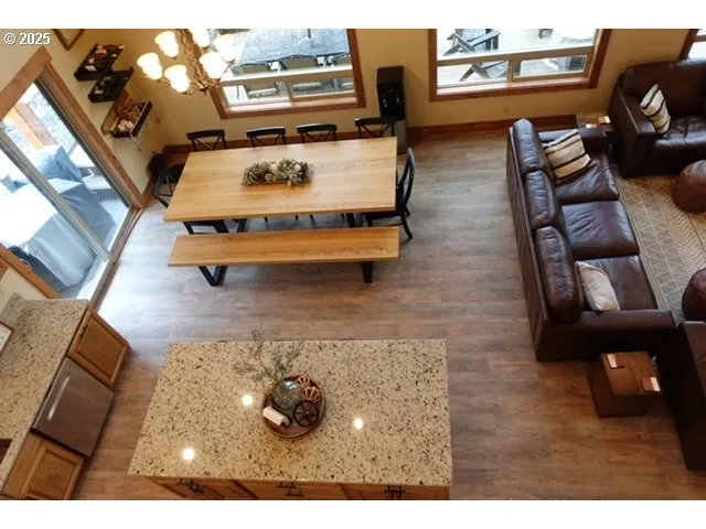 a view of an outdoor space and balcony