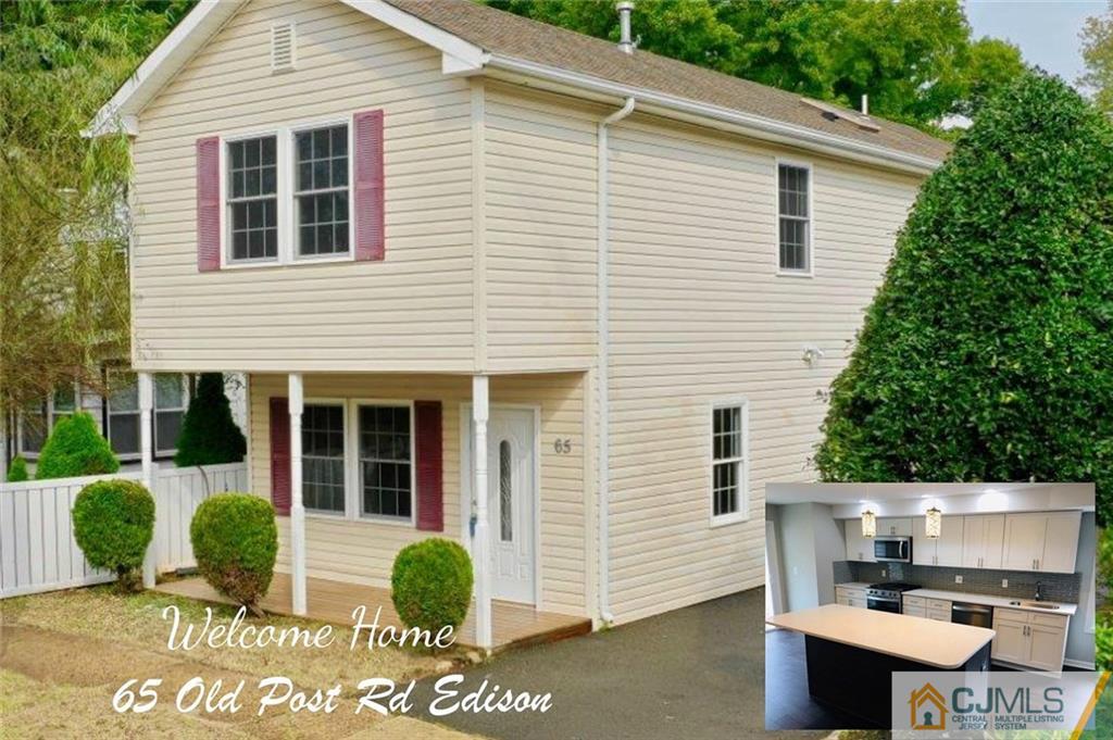 65 Old Post Road Edison, NJ 08817 - Photo 1 of 25 a view of a white house with a sink and garden