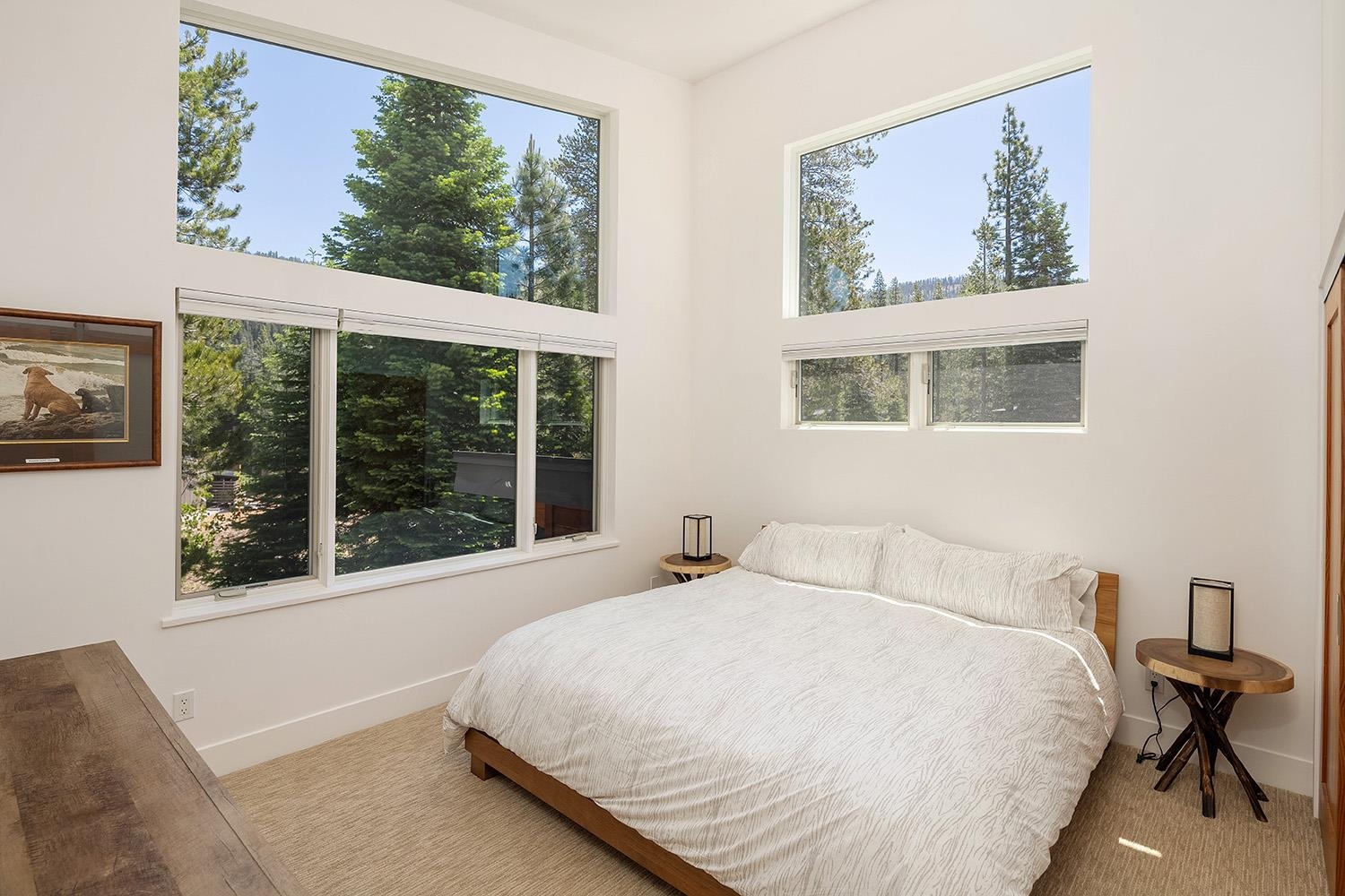 120 Smiley Circle Olympic Valley, CA 96146 - Photo 11 of 21 a bedroom with a bed and a large window