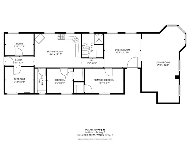 a picture of a wall with white wall and picture