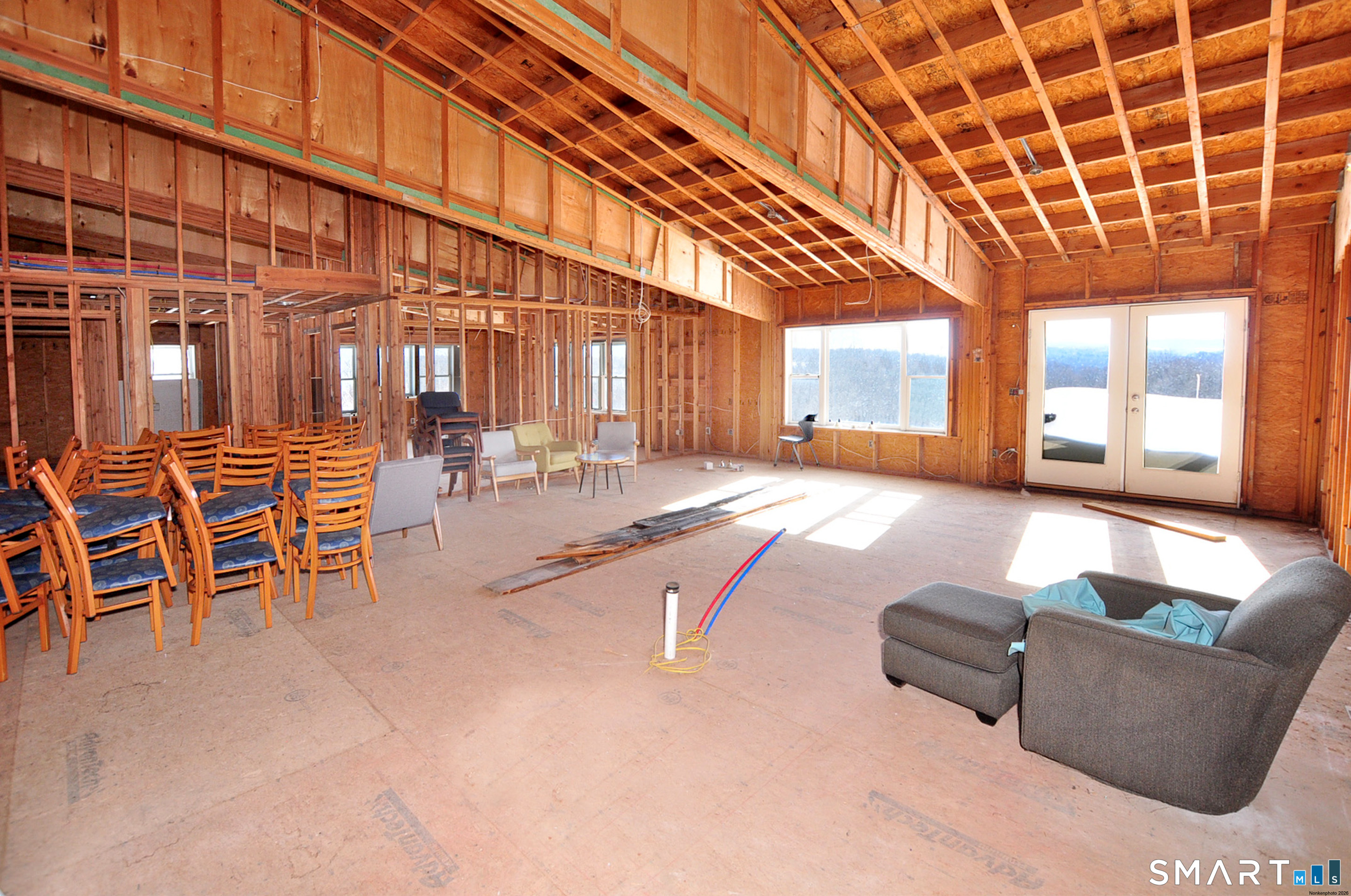 184 Todd Hill Road Bethlehem, CT 06751 - Photo 14 of 20 one of two large unfinished apartments with southern views