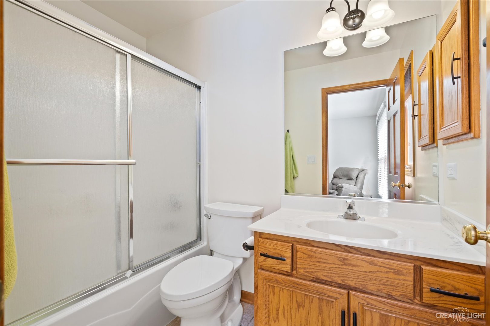 3812 Mistflower Lane Naperville, IL 60564 - Photo 24 of 49 a bathroom with a sink and a mirror