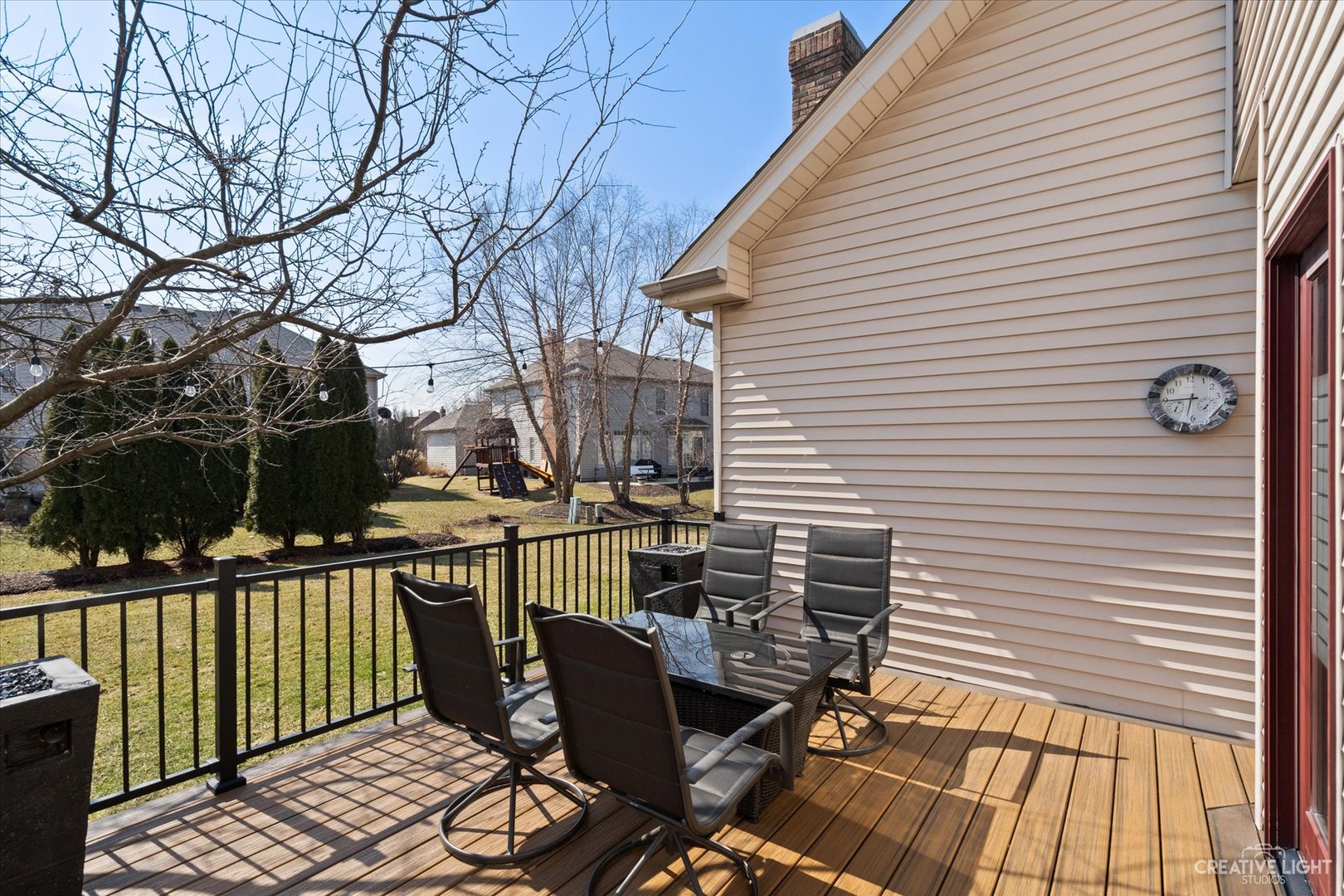 3812 Mistflower Lane Naperville, IL 60564 - Photo 35 of 49 a view of a chairs on the deck