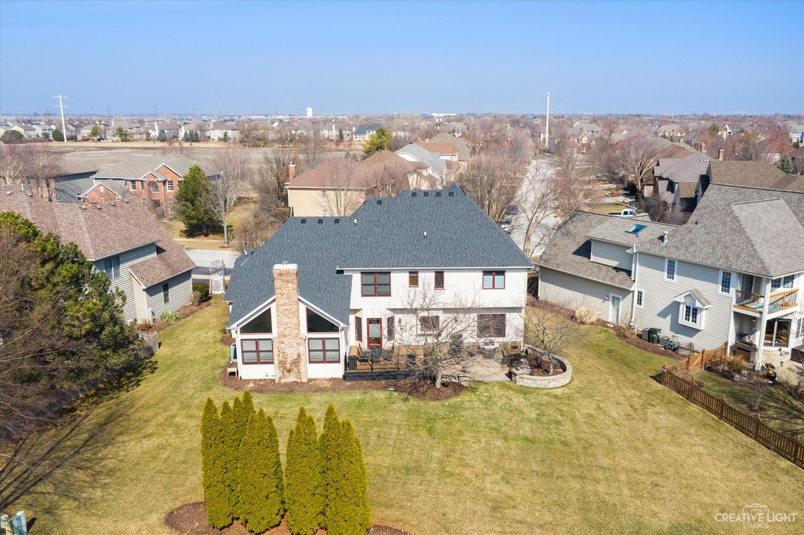 3812 Mistflower Lane Naperville, IL 60564 - Photo 39 of 49 an aerial view of a house with a ocean view