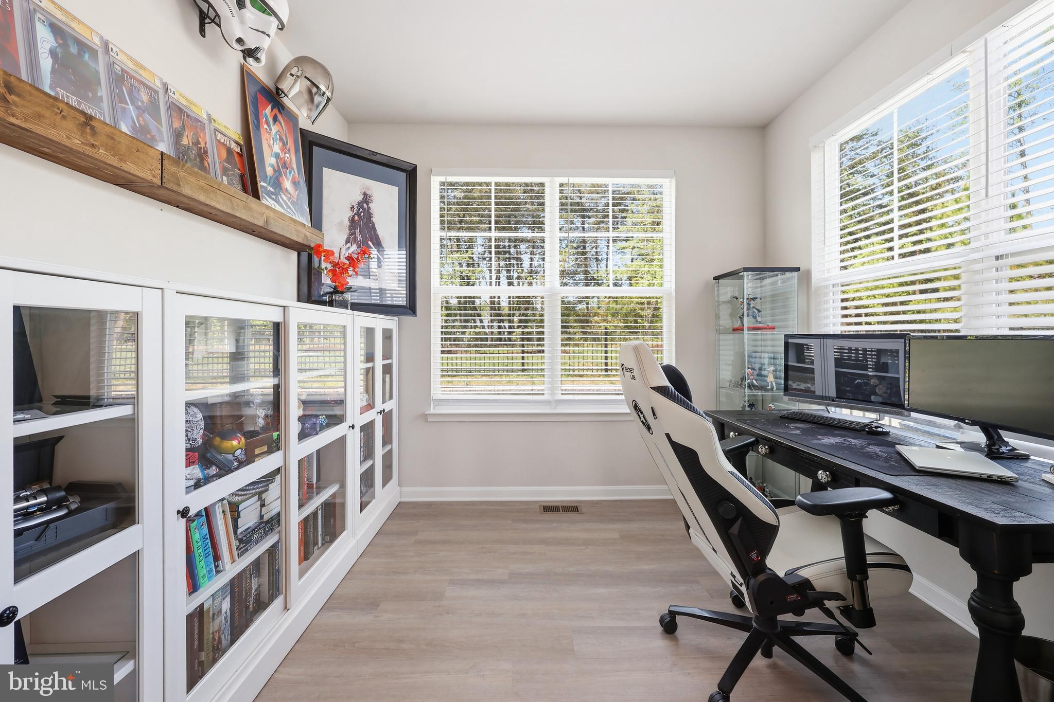 18319 Summit Pointe Drive Triangle, VA 22172 - Photo 25 of 40 a view of a workspace with furniture and a window