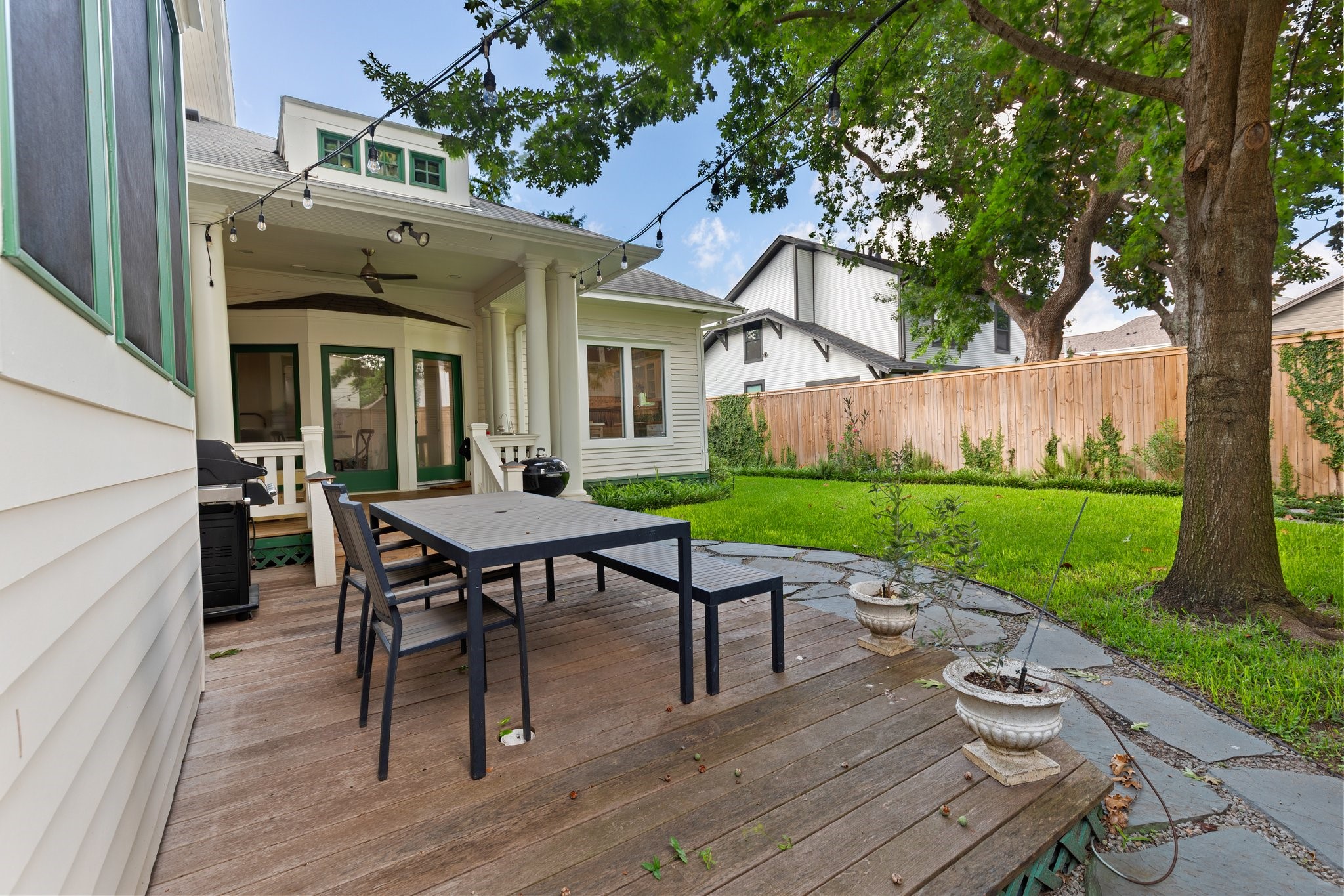 1506 Indiana Street Houston, TX 77006 - Photo 16 of 37 a view of outdoor space yard deck and patio