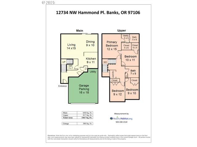 $439,900 | 12734 Northwest Hammond Place, Banks, OR 97106
