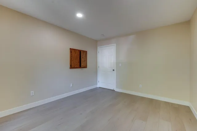 wooden floor in a room