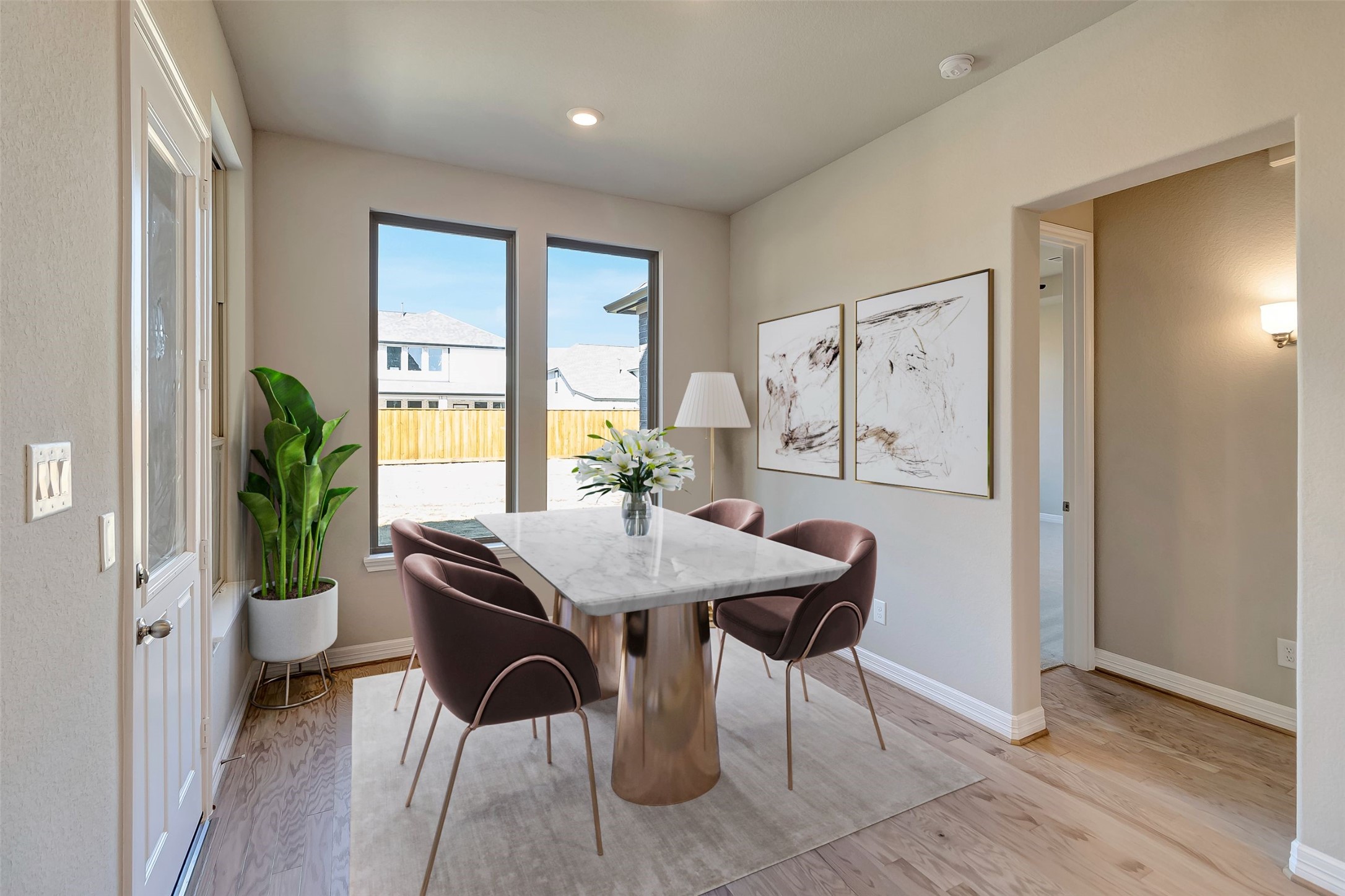 30827 Swift Hill Waller, TX 77484 - Photo 4 of 19 a view of a dining room with furniture window and wooden floor