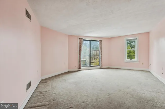 a view of an empty room