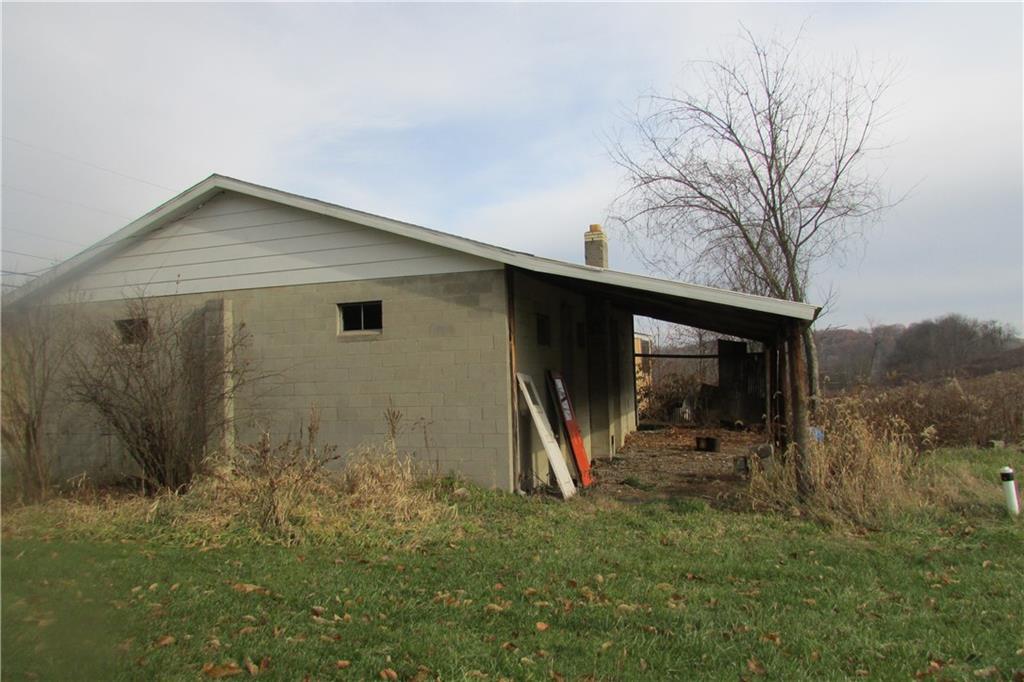 368 Kate Houk Road Wampum, PA 16157 - Photo 14 of 22 Lean to on the back side of the 2 car garage.