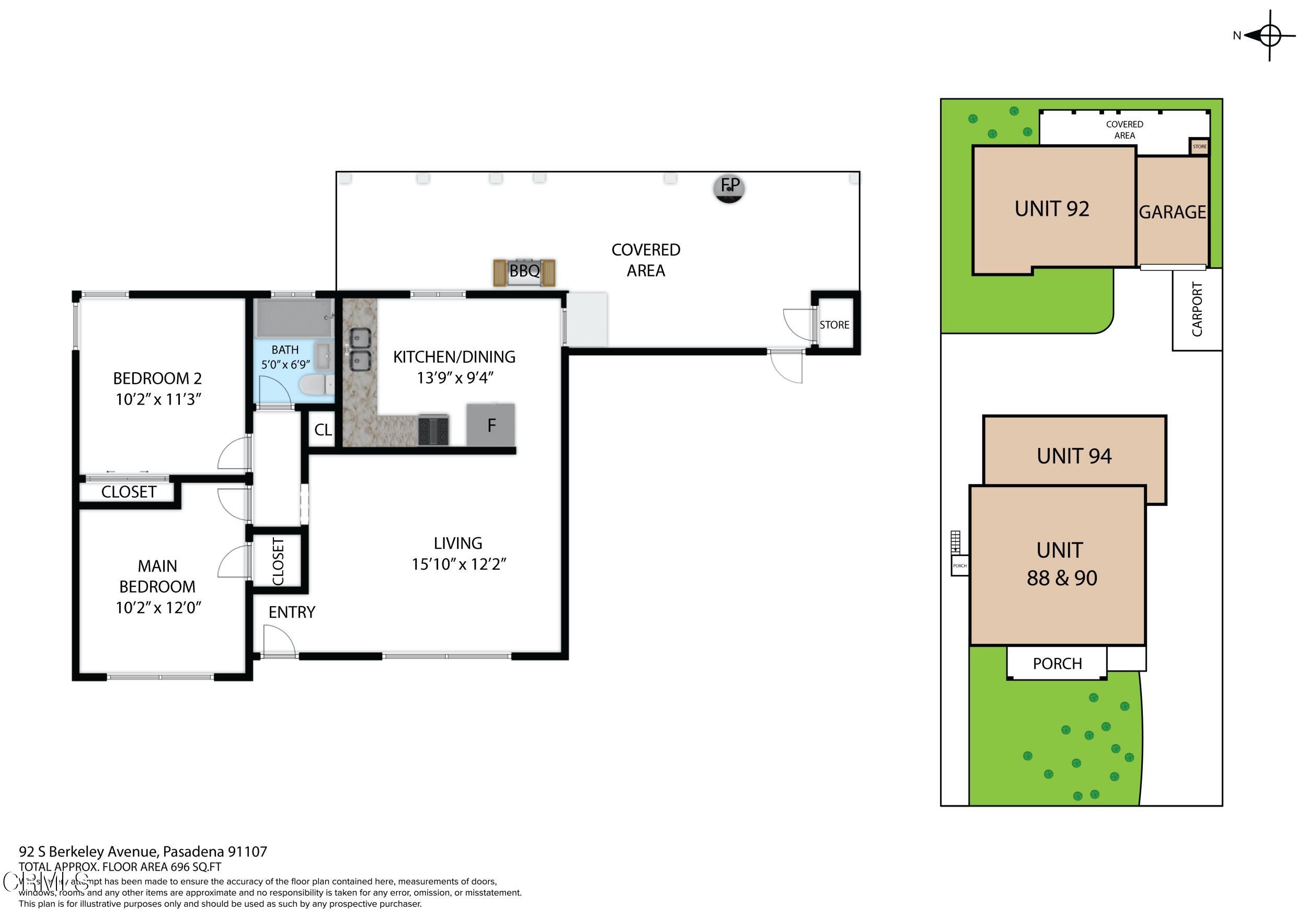 88 South Berkeley Avenue Pasadena, CA 91107 - Photo 20 of 23