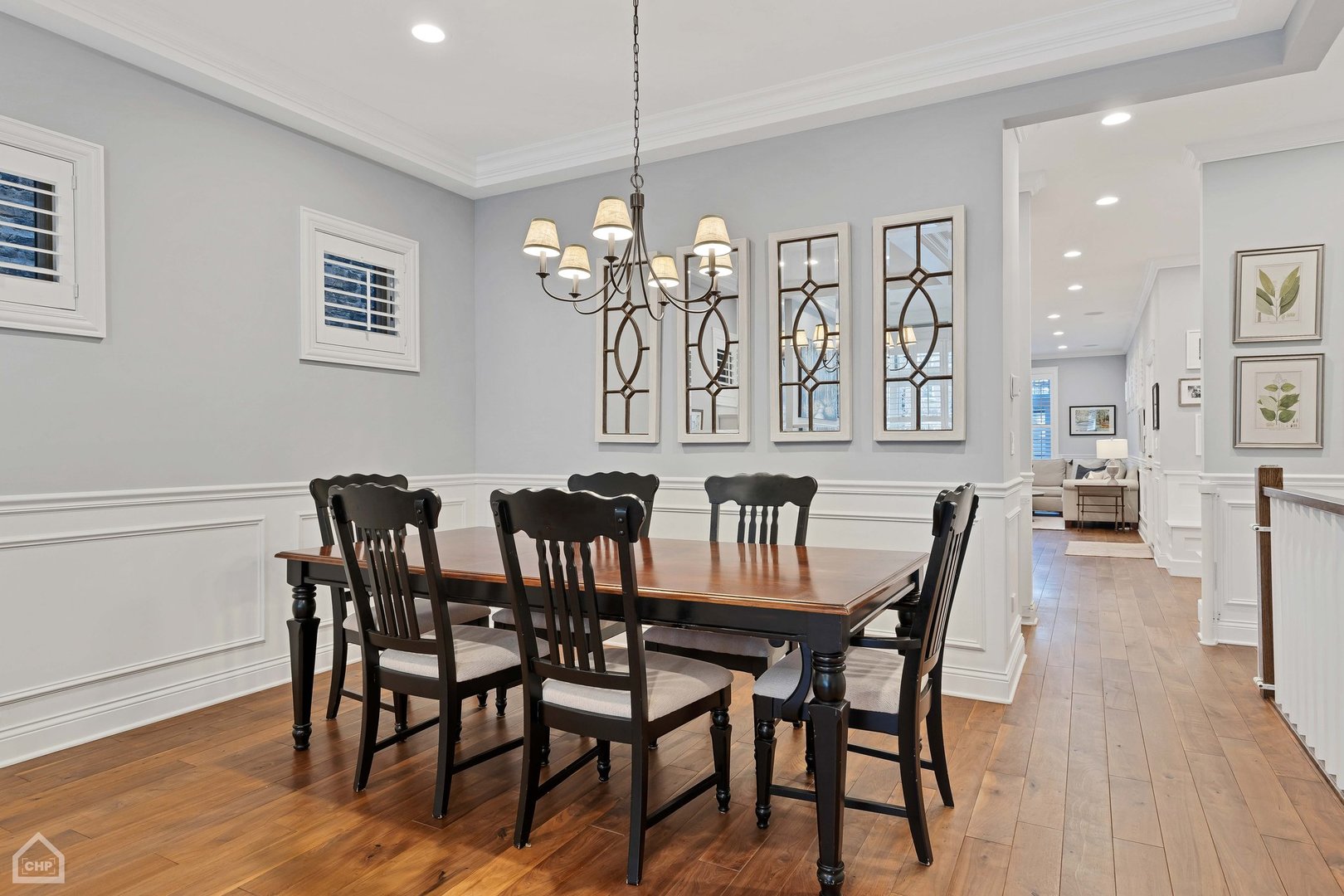 2242 North Seminary Avenue, Unit 1 Chicago, IL 60614 - Photo 6 of 37 a view of a dining room with furniture and wooden floor