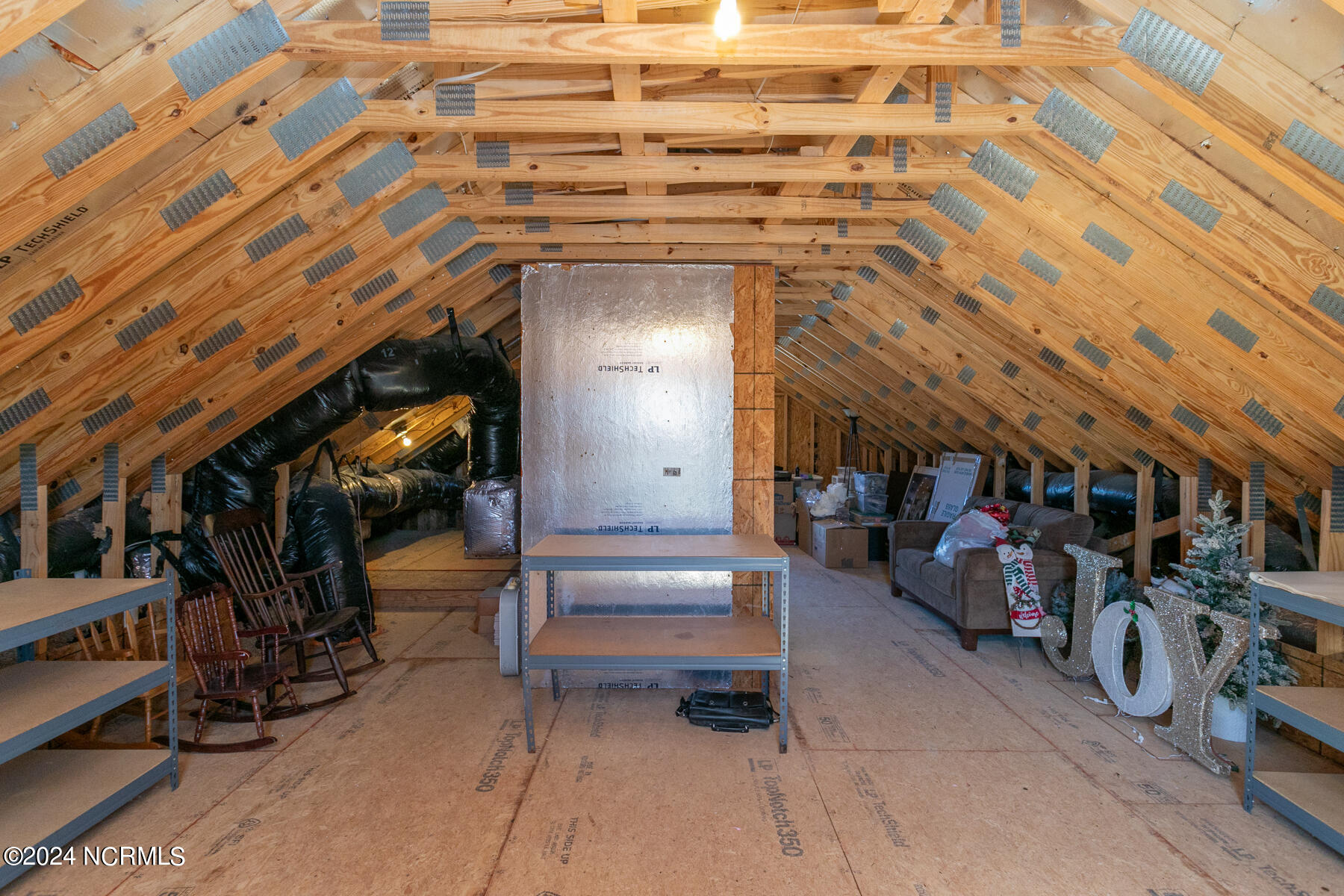 478 Kerr Lake Road Aberdeen, NC 28315 - Photo 30 of 37 attic2