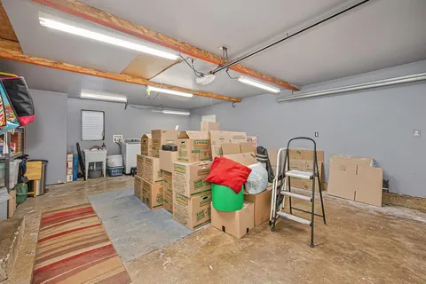 a room with storage and utility