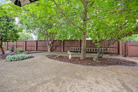 a garden view