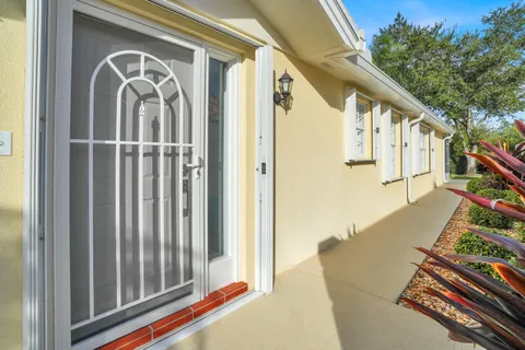a view of front door