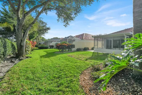 a view of a house with garden
