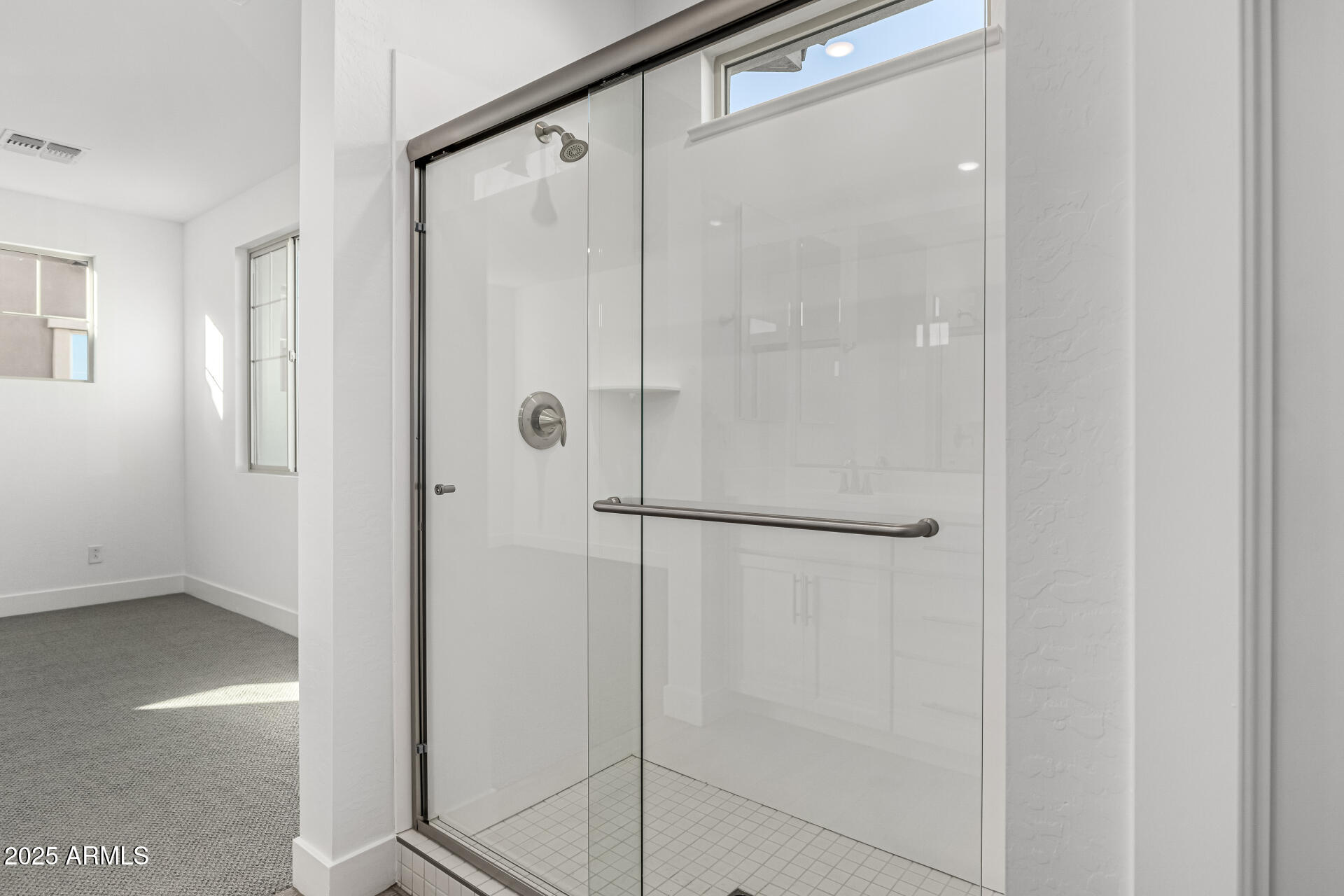 21494 East Timberline Road Queen Creek, AZ 85142 - Photo 21 of 32 a bathroom with a glass shower door