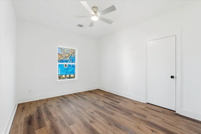 wooden floor in an empty room