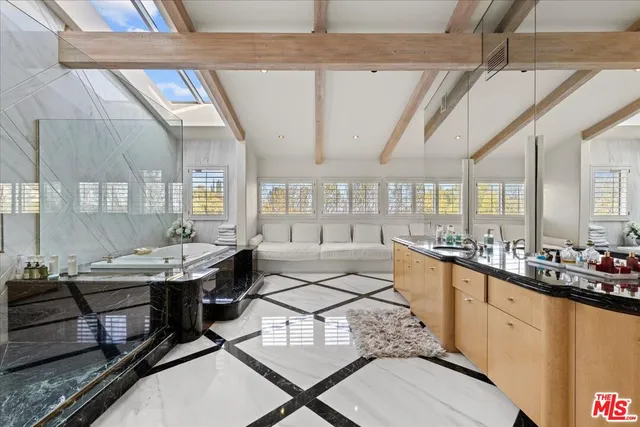 a very nice looking room with a large window