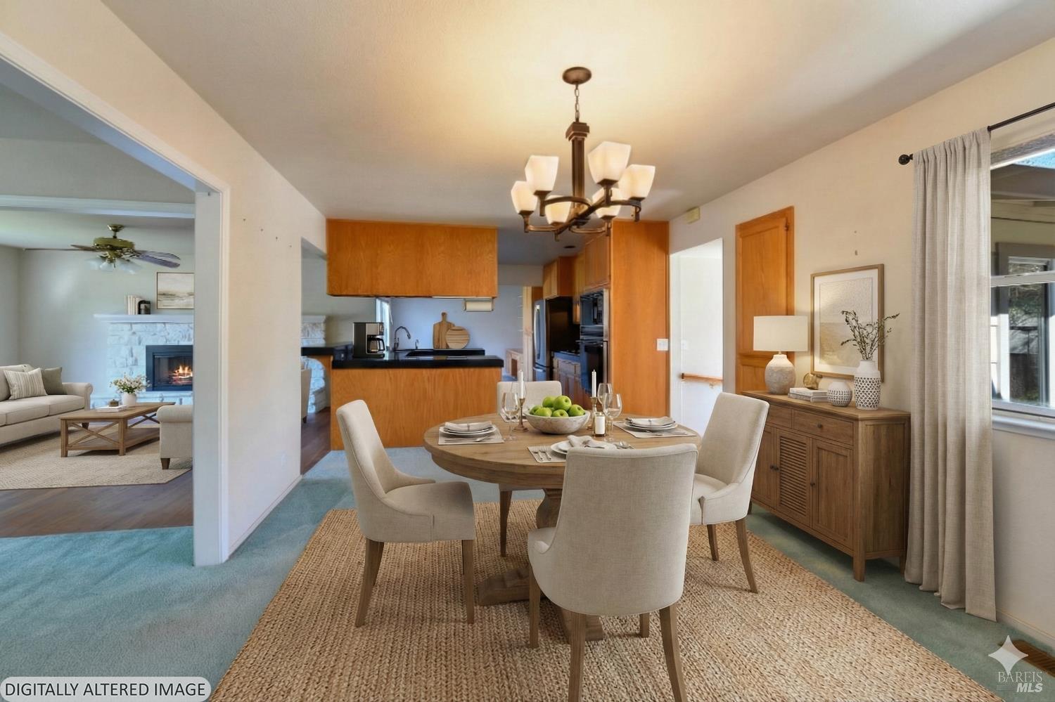 135 Fulton Place Windsor, CA 95492 - Photo 5 of 42 Dining room is open to the kitchen