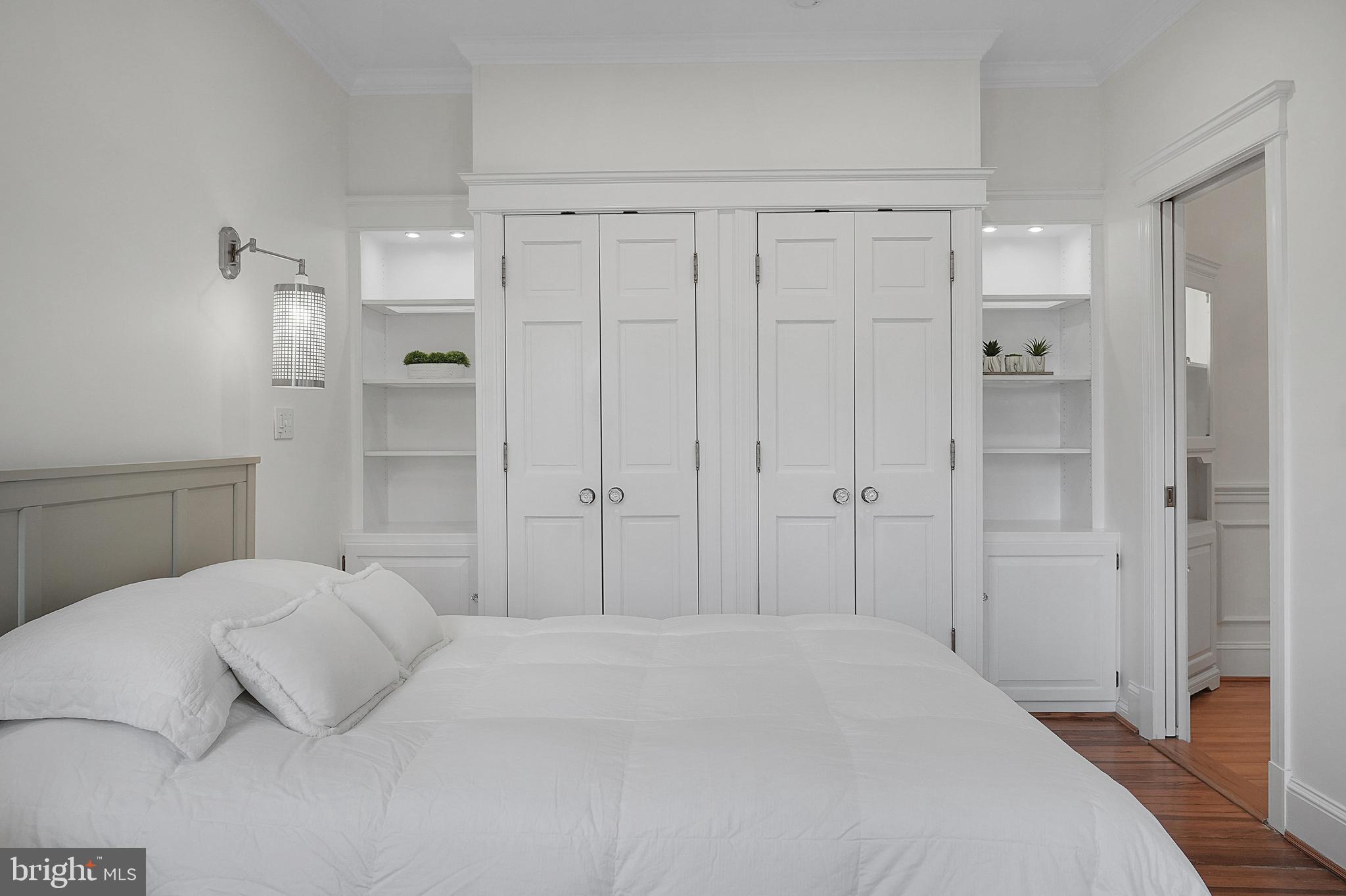 1657 31st Street Northwest, Unit 203 Washington, DC 20007 - Photo 14 of 24 Bedroom w/ Custom Closet Built-Ins