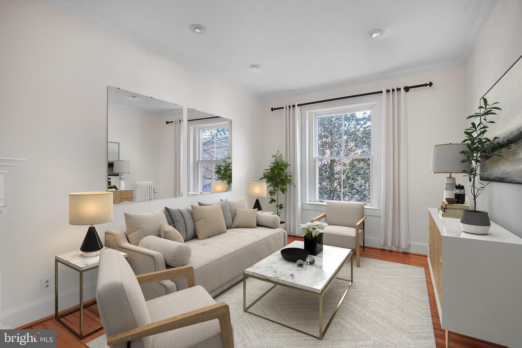 1657 31st Street Northwest, Unit 203 Washington, DC 20007 - Photo 6 of 24 Living Room