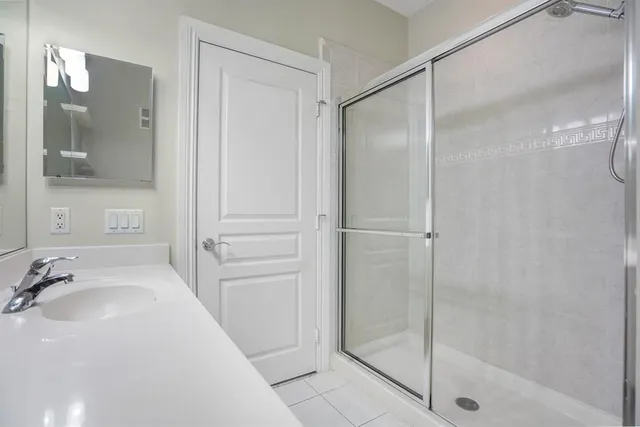 wooden floor in a hall with an entryway