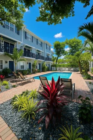 a view of city and ocean