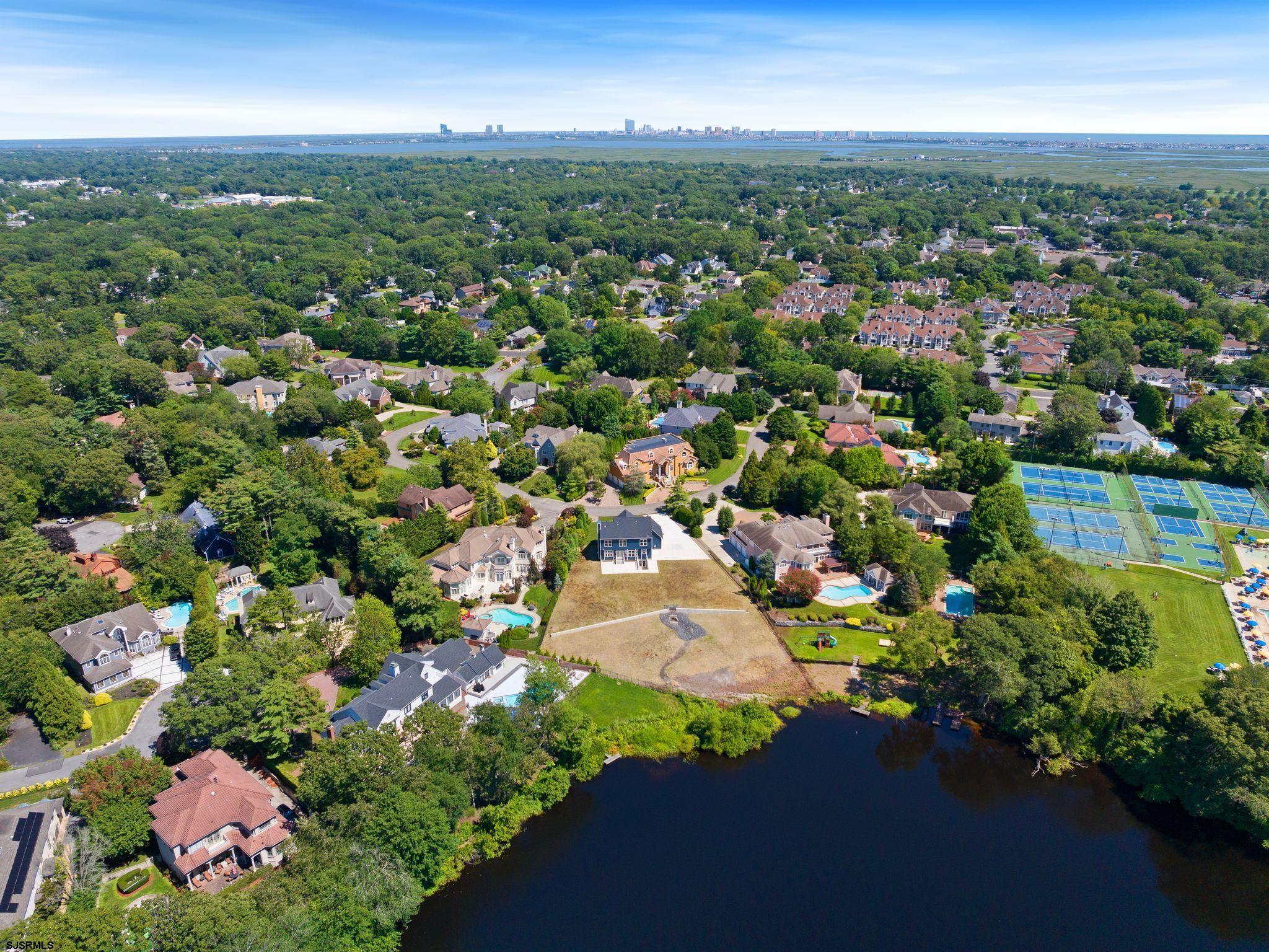14 Wexford Lane Linwood, NJ 08221 - Photo 68 of 76 an aerial view of residential houses with outdoor space and trees