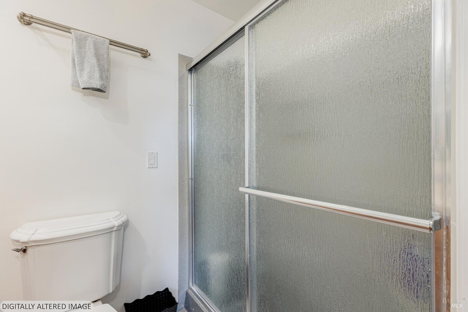 1387 Gillpepper Lane Rohnert Park, CA 94928 - Photo 21 of 36 a bathroom with a shower and a toilet