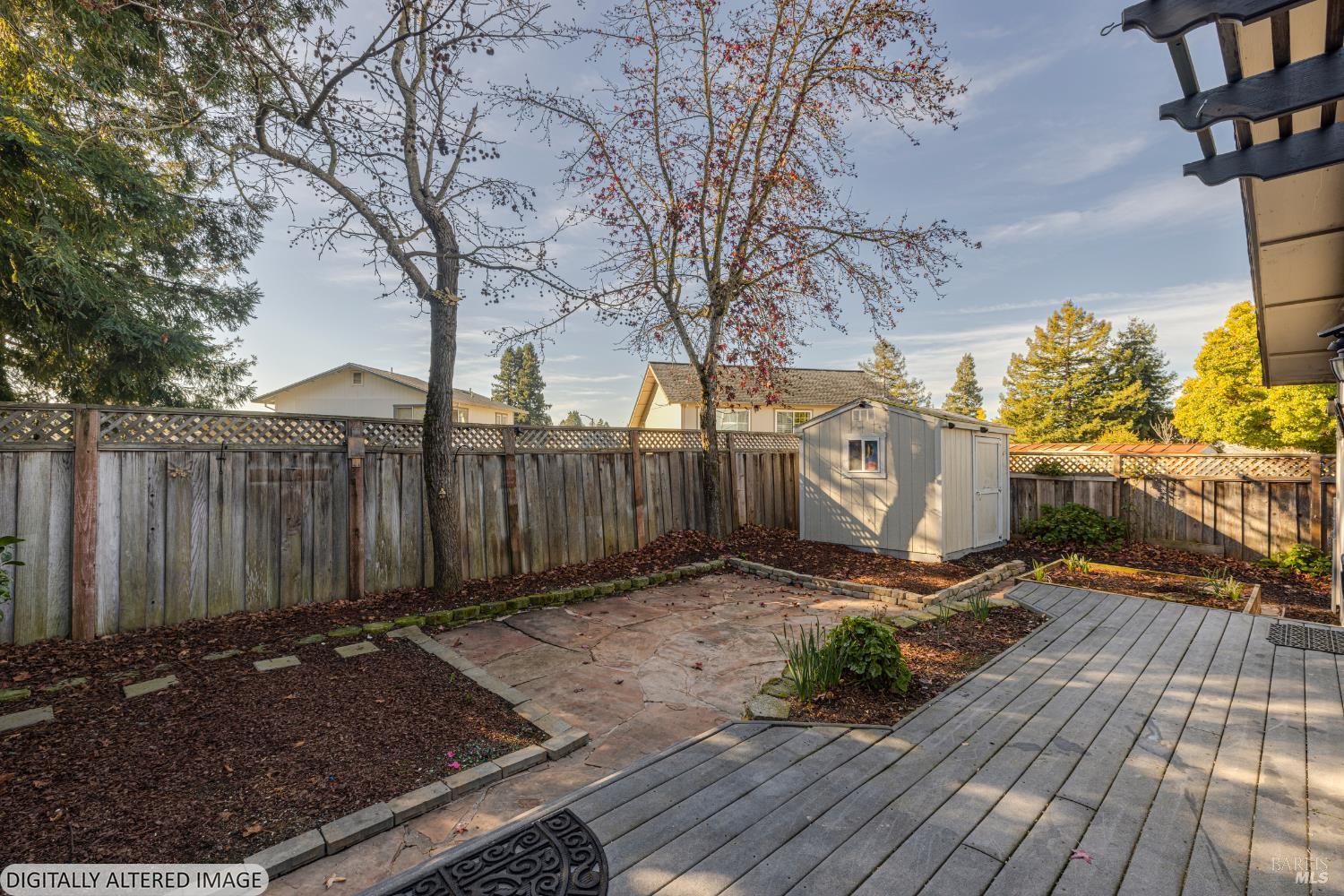 1387 Gillpepper Lane Rohnert Park, CA 94928 - Photo 22 of 36 a view of a backyard