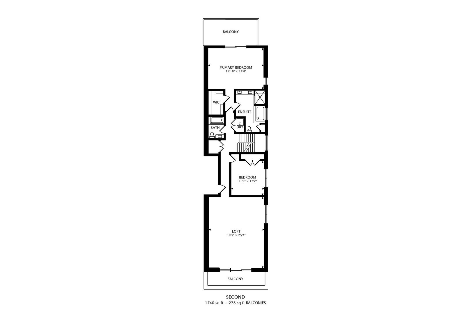 2144 West Rice Street, Unit 3E Chicago, IL 60622 - Photo 18 of 19 a picture of a hallway with white walls
