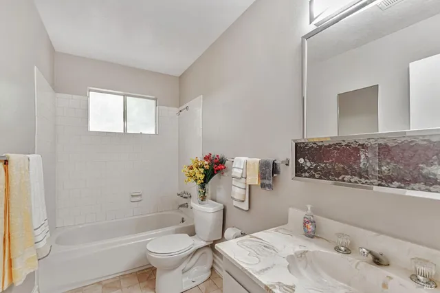 a view of a road with a car parked on the road