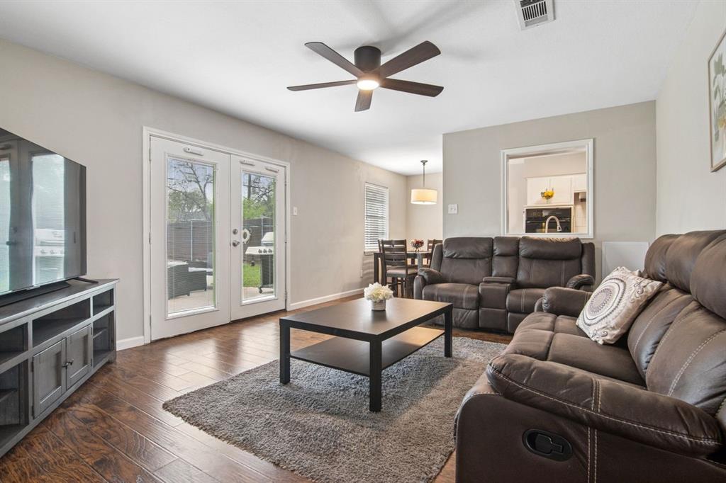 2404 17th Street Plano, TX 75074 - Photo 6 of 24 2nd Living area with atrium doors to backyard