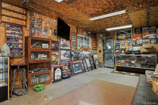 a view of a storage room with a lot of stuff