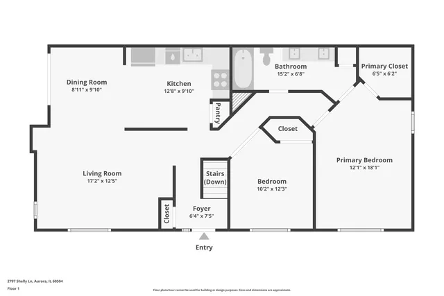 $320,000 | 2797 Shelly Lane, Aurora, IL 60504