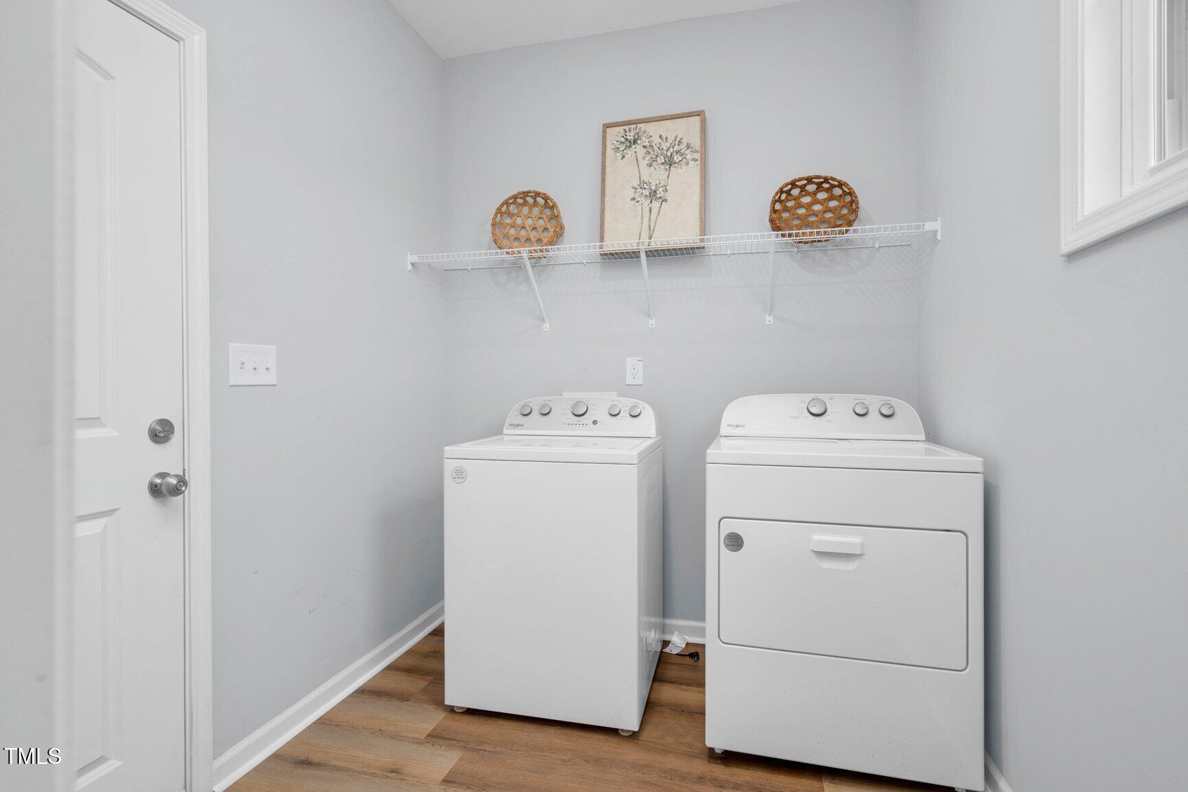9506 South Beaver Crk Way Middlesex, NC 27557 - Photo 13 of 28 a utility room with dryer and washer