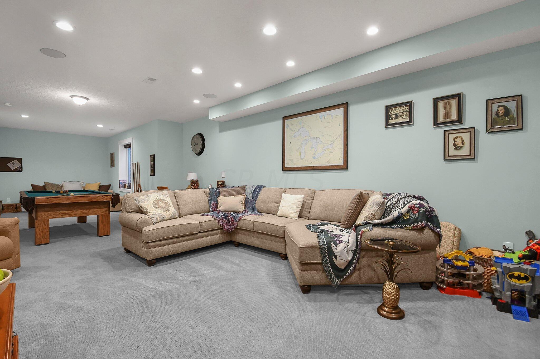 5763 Piatt Road Lewis Center, OH 43035 - Photo 26 of 36 Lower Level Rec Room