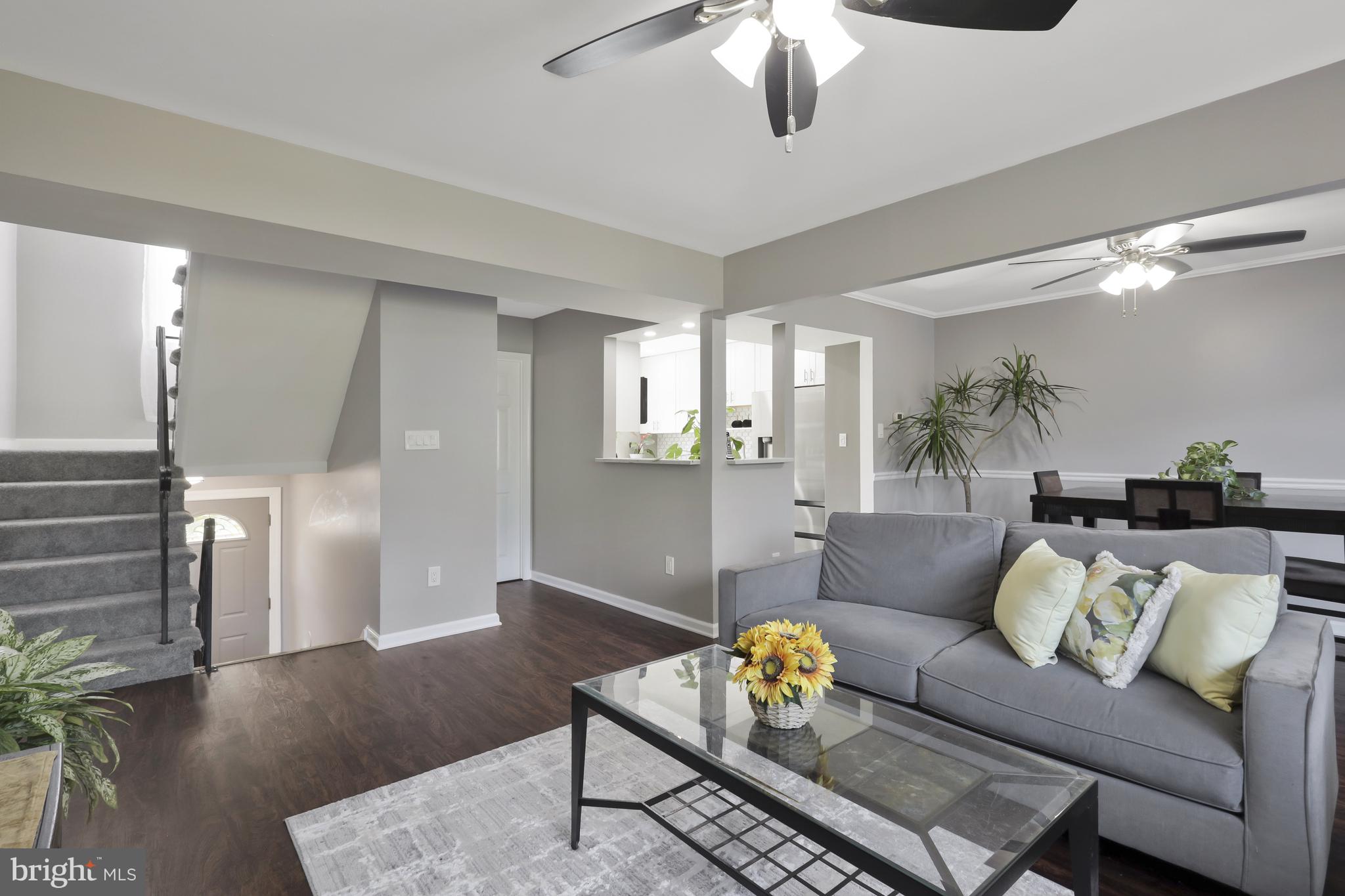 7792 Euclid Way Springfield, VA 22153 - Photo 13 of 39 Main level with stairs to upper and lower level