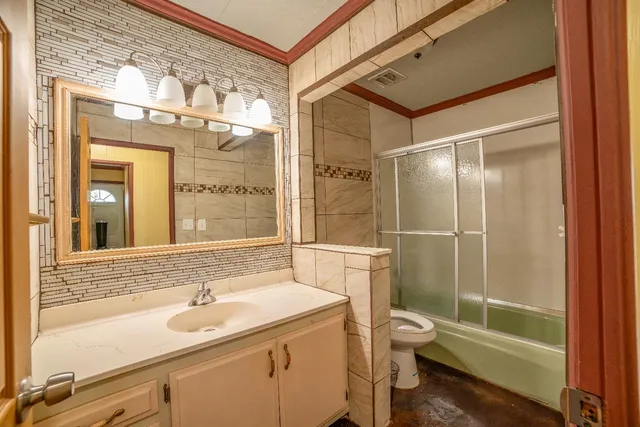 a view of swimming pool from a balcony