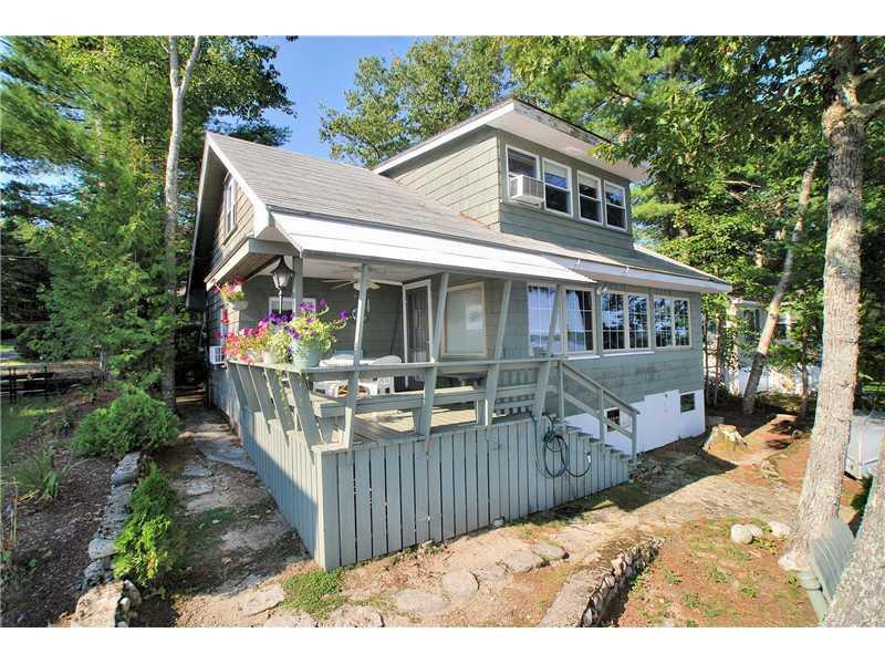 1511 Richville Road Standish, ME 04084 - Photo 2 of 17 Exterior Front. Lake side photo with...