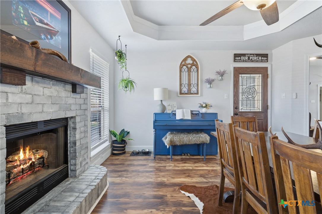 1601 Citation Loop Harker Heights, TX 76548 - Photo 15 of 42 a living room with furniture a fireplace and a fireplace