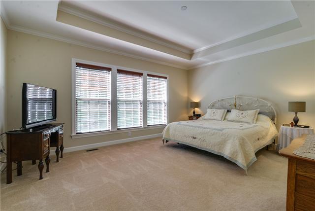 5535 Rathkeale Lane Franklin, TN 37067 - Photo 12 of 18 Large Master Bedroom with Trey Ceiling and a beautiful view of the back yard.