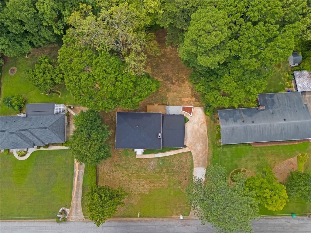 4373 Buckingham Circle Decatur, GA 30035 - Photo 22 of 40 an aerial view of a house with a yard