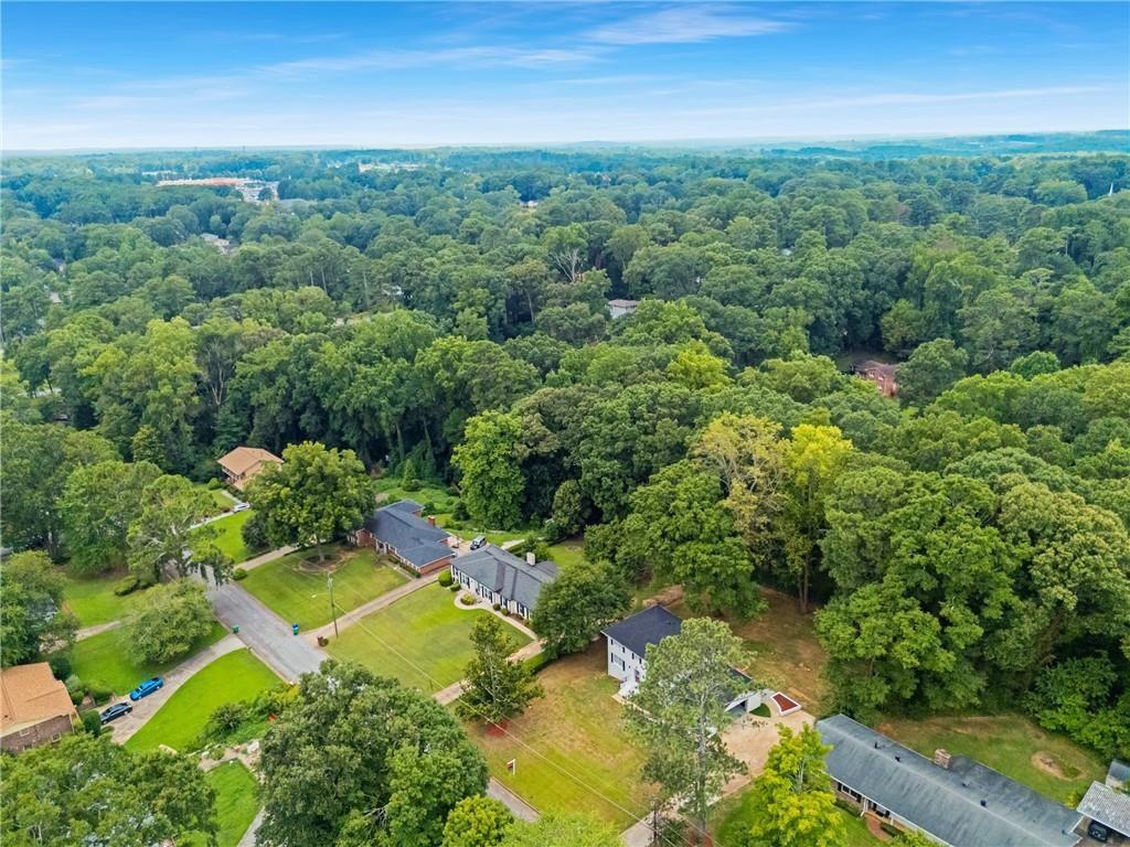 4373 Buckingham Circle Decatur, GA 30035 - Photo 23 of 40 an aerial view of a residential houses with yard and trees