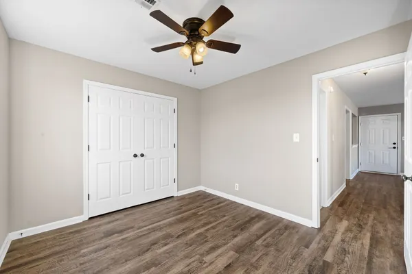 wooden floor in an empty room